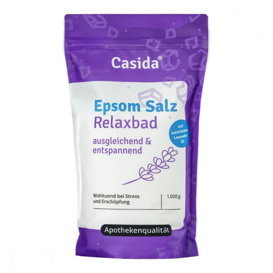 Epsom Salz Relaxbad mit Lavendel