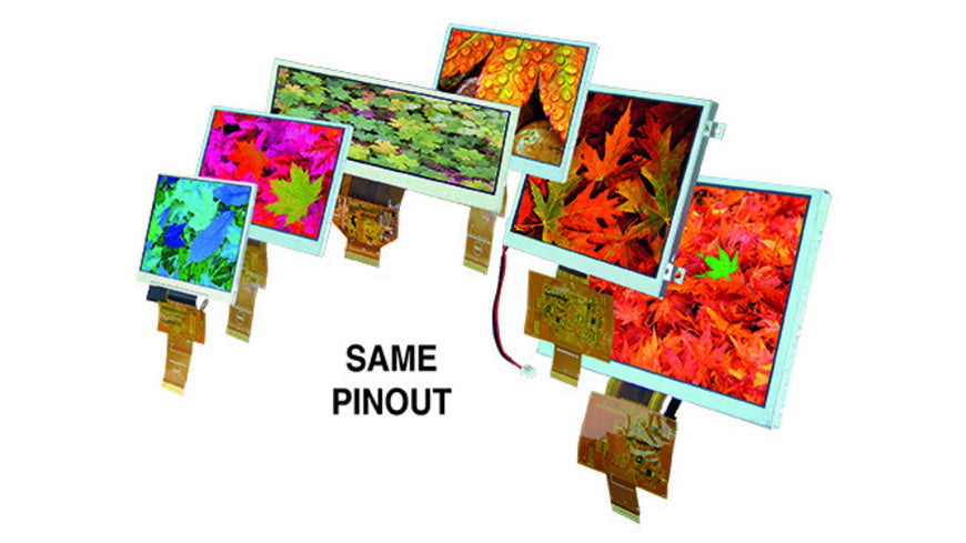 Electronic Assembly LC-Display 4,3" TFT Panel , 480x272 Pixel