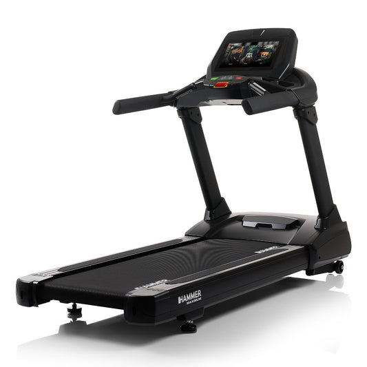 Premium-Laufband, Studioqualität, TR 8000 '25 | 10 PS AC-Motor | 15.1"" Touchscreen | 150kg, AC Motor, Spitzenleistung, Ausdauer HAMMER MAXIMUM