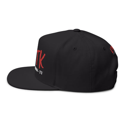 DNTK Flat Bill Cap - Gestickt