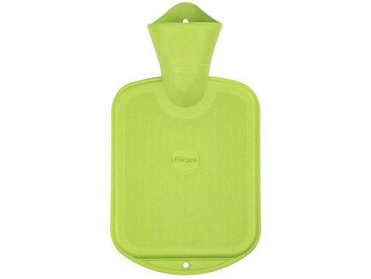 Sänger Wärmflasche, FSC-Gummi, beidseitig glatt, grün