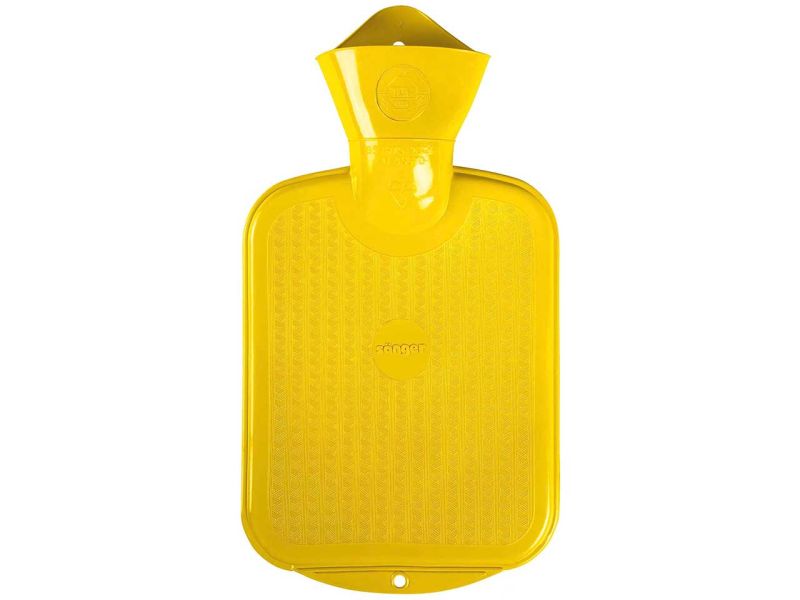 Sänger Wärmflasche, FSC-Gummi, beidseitig glatt, gelb
