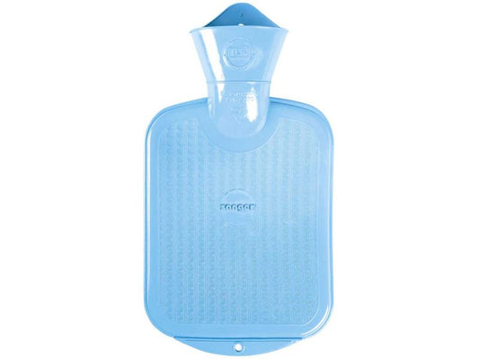 Sänger Wärmflasche, beidseitig glatt, hellblau