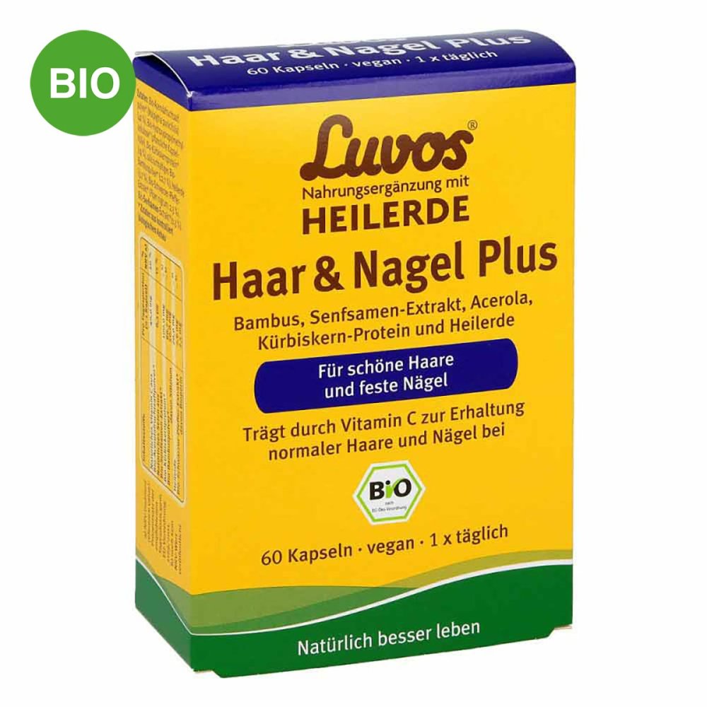 Luvos Heilerde Bio Haar & Nagel Plus Kapseln