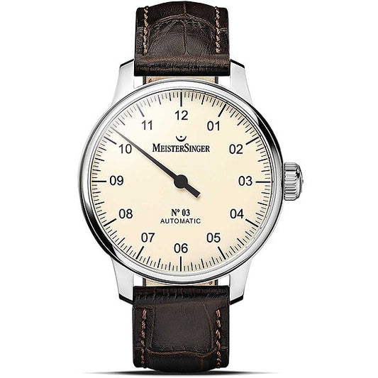 N°03 AM 903 von Meistersinger die Einzeigeruhr mit Automatikwerk