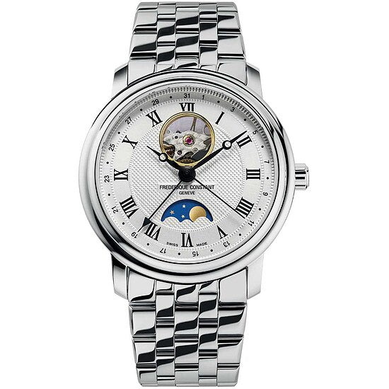 Frederique Constant Herrenuhr FC-335MC4P6B2 der Uhrenserie Heart Beat Mondphase Datum