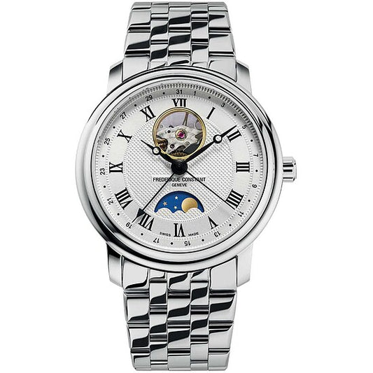 Frederique Constant Herrenuhr FC-335MC4P6B2 der Uhrenserie Heart Beat Mondphase Datum