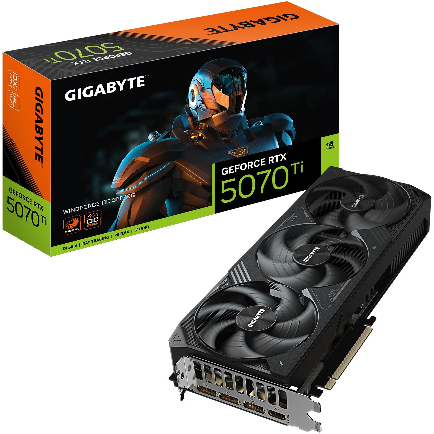 GIGABYTE GeForce RTX 5070 Ti WINDFORCE OC SFF 16G