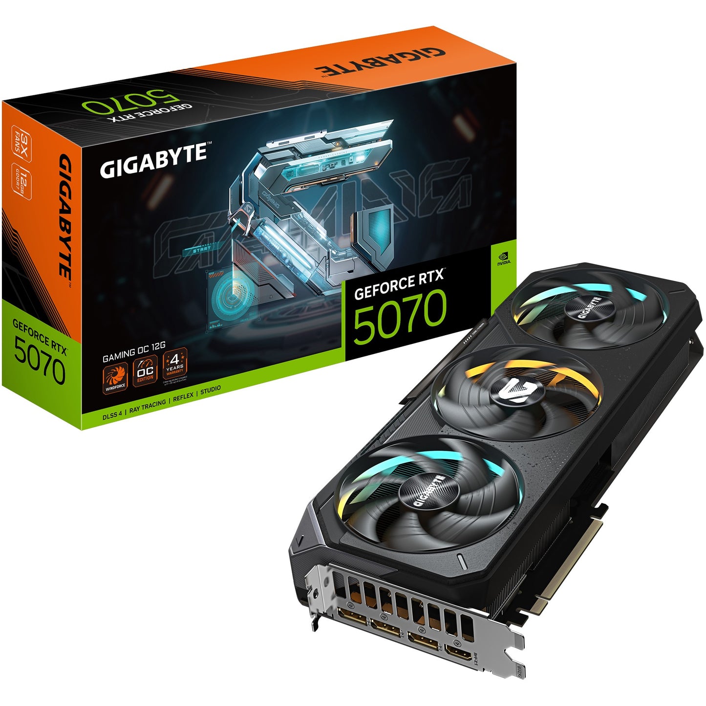 GIGABYTE GeForce RTX 5070 GAMING OC 12G