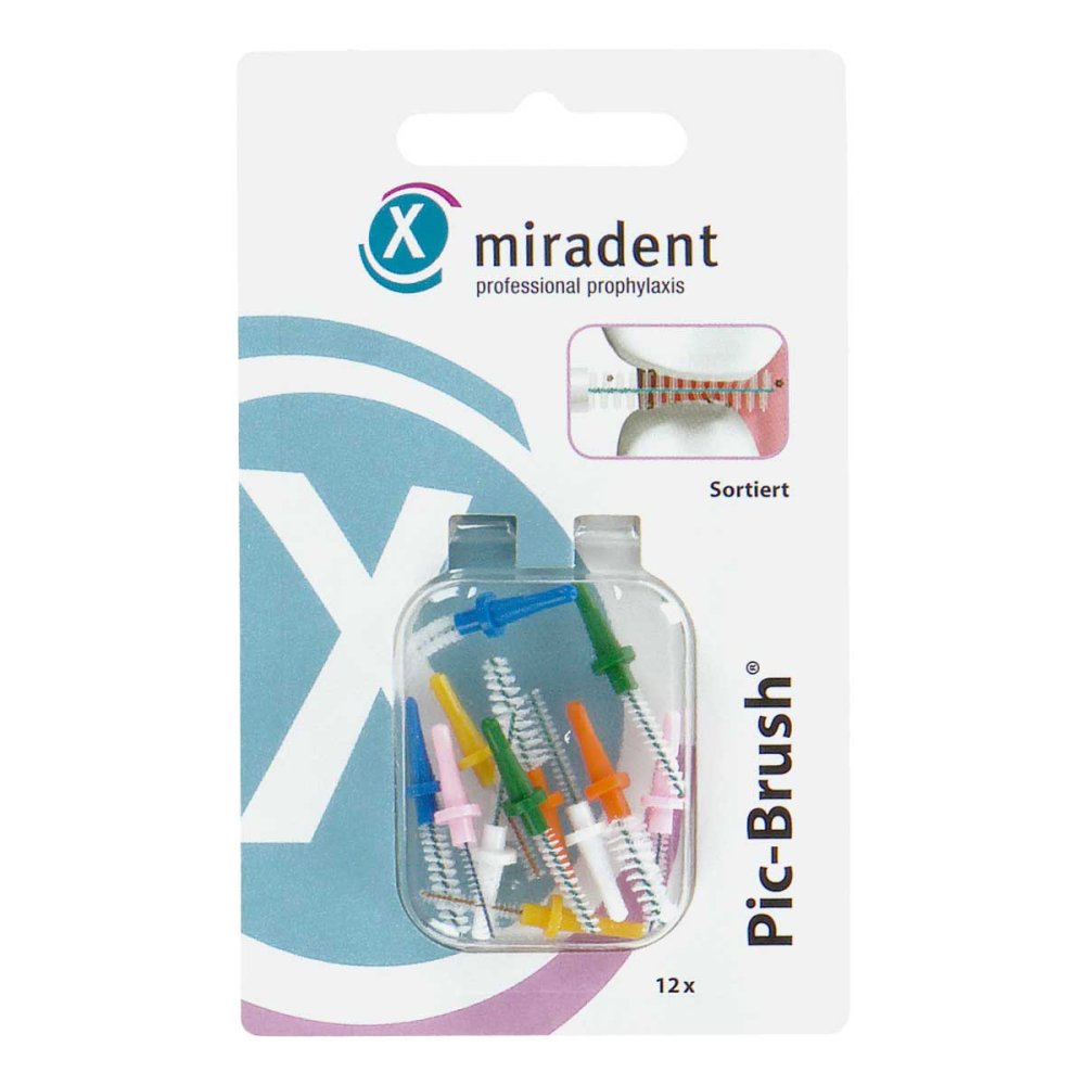 Miradent InterdentalbÃ¼rsten Pic-Brush ErsatzbÃ¼rsten sortiert