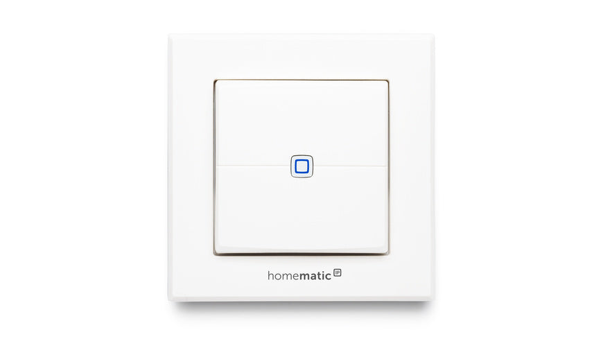 Homematic IP Smart Home Wandtaster – 2-fach, HmIP-WRC2