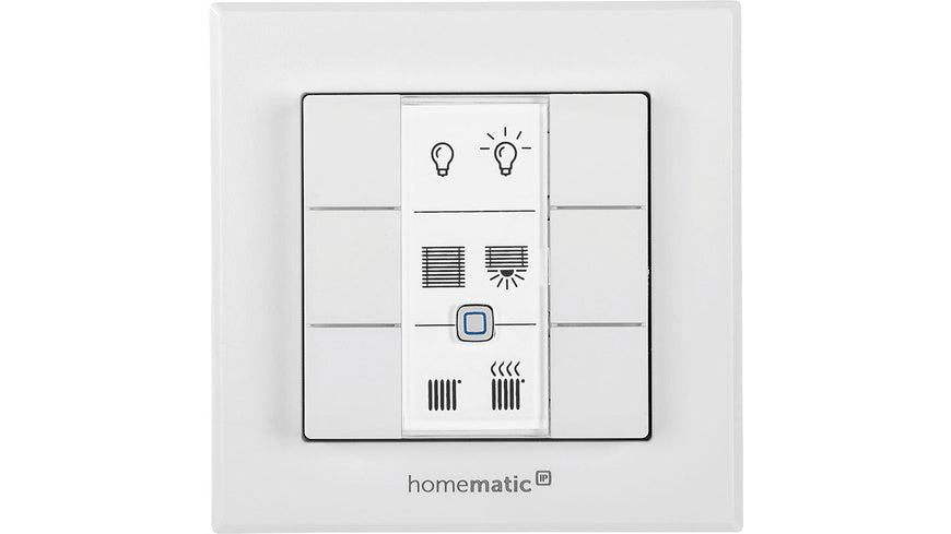 Homematic IP Smart Home Wandtaster – 6-fach, HmIP-WRC6