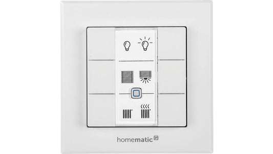 Homematic IP Smart Home Wandtaster – 6-fach, HmIP-WRC6