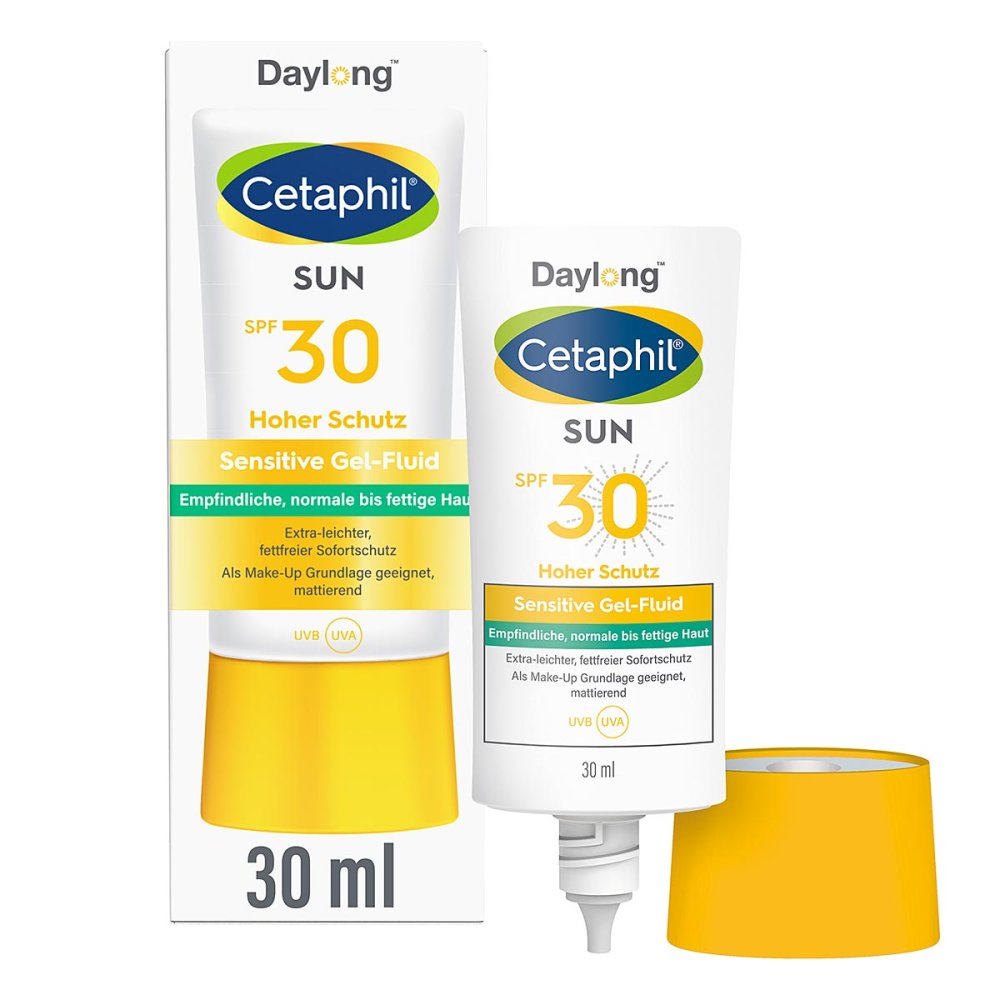 Cetaphil Sun Daylong SPF 30 Sensitive Gel-Fluid Gesicht