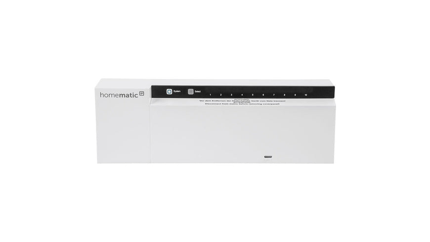 Homematic IP Smart Home Fußbodenheizungscontroller – 10 Kanäle, 24 V, HmIP-FAL24-C10