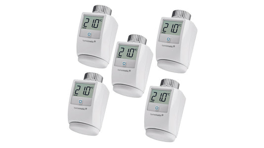 Homematic IP Smart Home 5er-Set Heizkörperthermostat, HmIP-eTRV-2