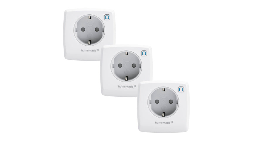 Homematic IP Smart Home 3er-Set Schaltsteckdose, HmIP-PS-2