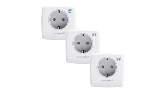 Homematic IP Smart Home 3er-Set Schaltsteckdose, HmIP-PS-2
