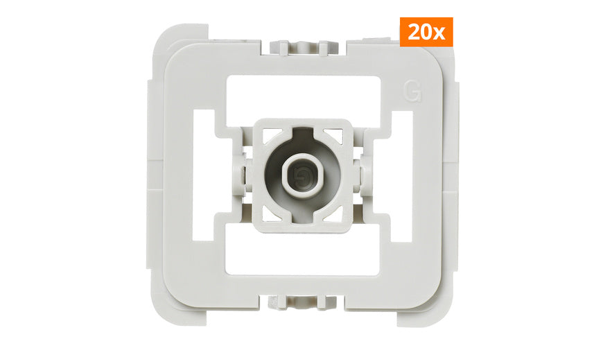 Homematic IP Smart Home Adapter Gira 55 alte Generation, 20er Pack