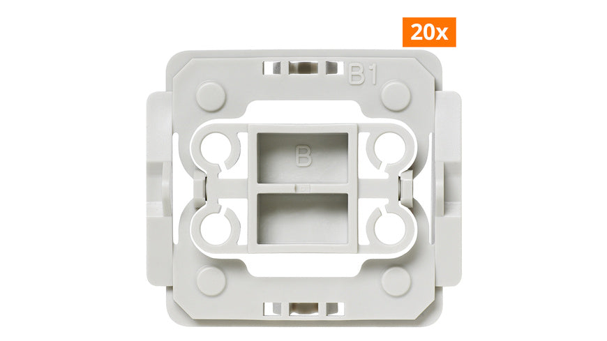 Homematic IP Smart Home Adapter Berker B1, 20er Pack