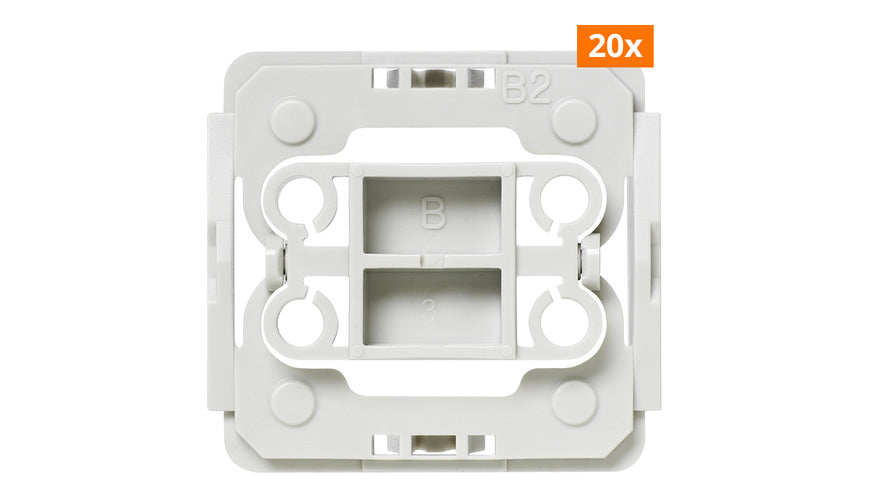 Homematic IP Smart Home Adapter Berker B2, 20er Pack