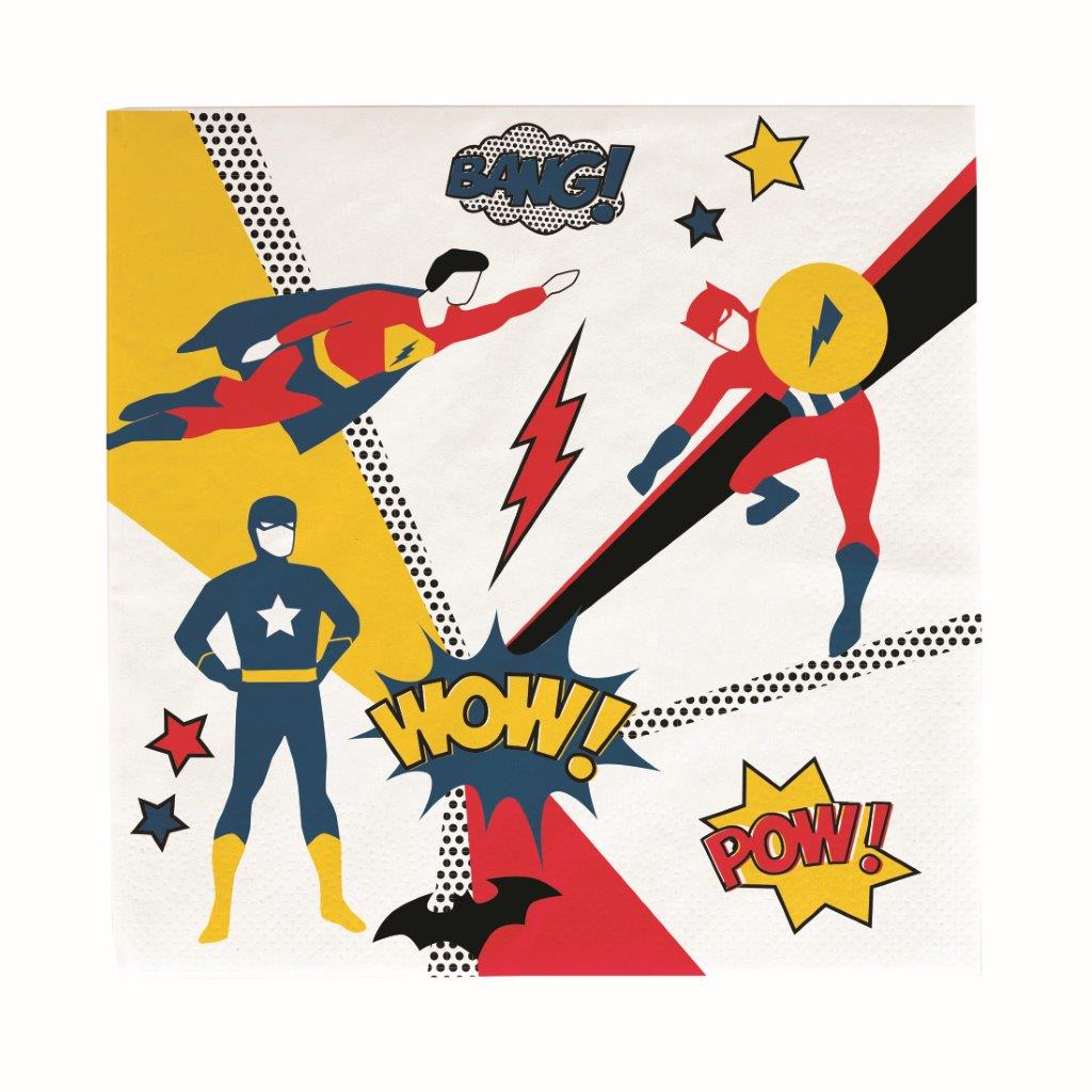 Super Heroes Servietten