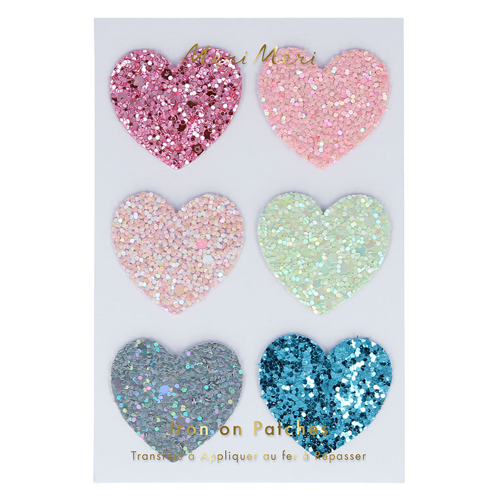 Patches Glitzerherzen