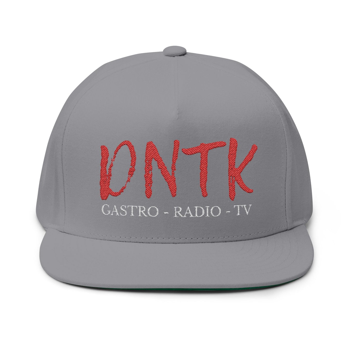 DNTK Flat Bill Cap - Gestickt