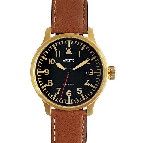 Fliegeruhr Aristo Automatik, Flieger 42 Vintage 0H32L