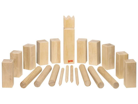goki Wikingerspiel »Kubb«, 21 Teile, im Baumwollbeutel