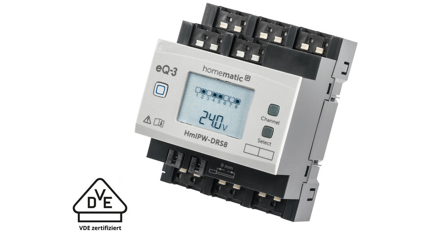 Homematic IP Wired Smart Home Schaltaktor – 8-fach, HmIPW-DRS8