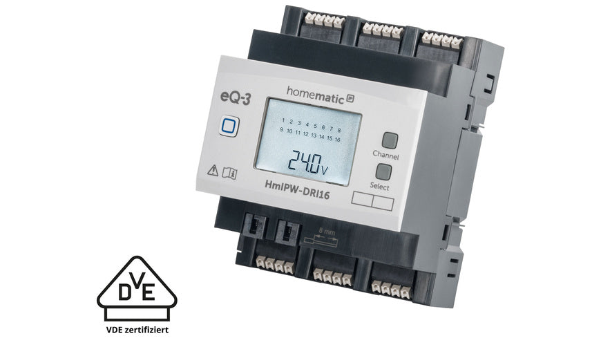 Homematic IP Wired Smart Home Eingangsmodul – 16-fach, HmIPW-DRI16
