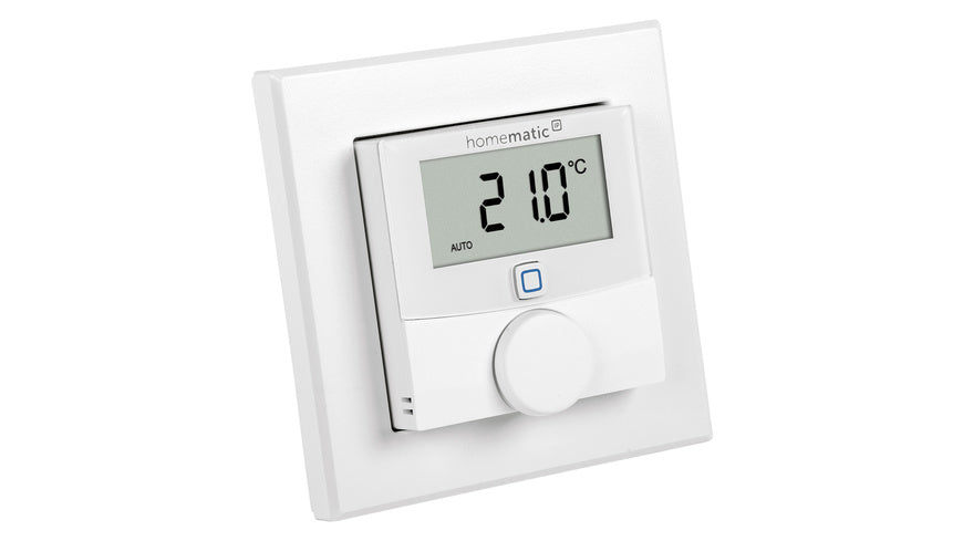 Homematic IP Wired Smart Home Wandthermostat mit Luftfeuchtigkeitssensor, HmIPW-WTH