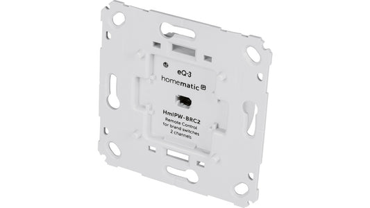 Homematic IP Wired Smart Home Wandtaster für Markenschalter – 2-fach, HmIPW-BRC2