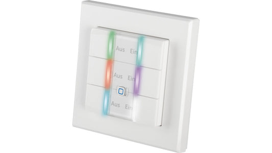 Homematic IP Wired Smart Home Wandtaster – 6-fach, HmIPW-WRC6