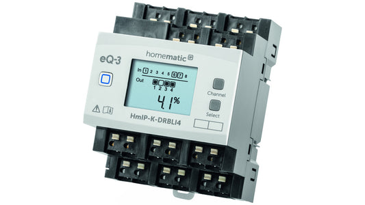 ELV Bausatz Homematic IP Funk-Jalousieaktor für Hutschienenmontage HmIP-K-DRBLI4, 4-fach