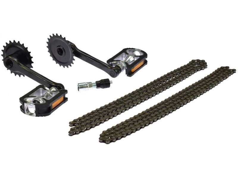 BERG Gran Tour Kurbel 140, 22T + Kette (2 x)