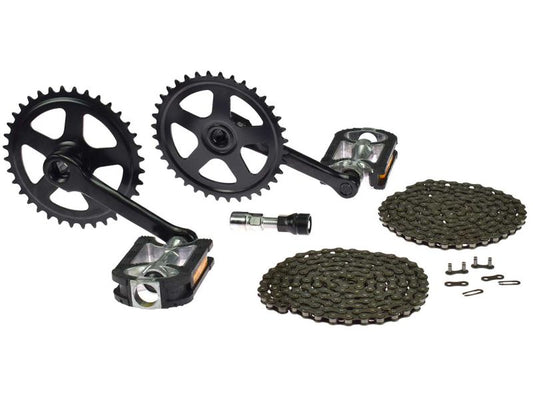 BERG Kurbel für Gran Tour Pedal-Gokarts, 140, 36T + Kette (2 x)