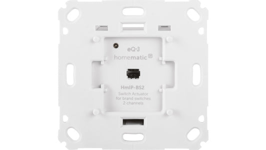 Homematic IP Smart Home Schaltaktor für Markenschalter – 2-fach, HmIP-BS2
