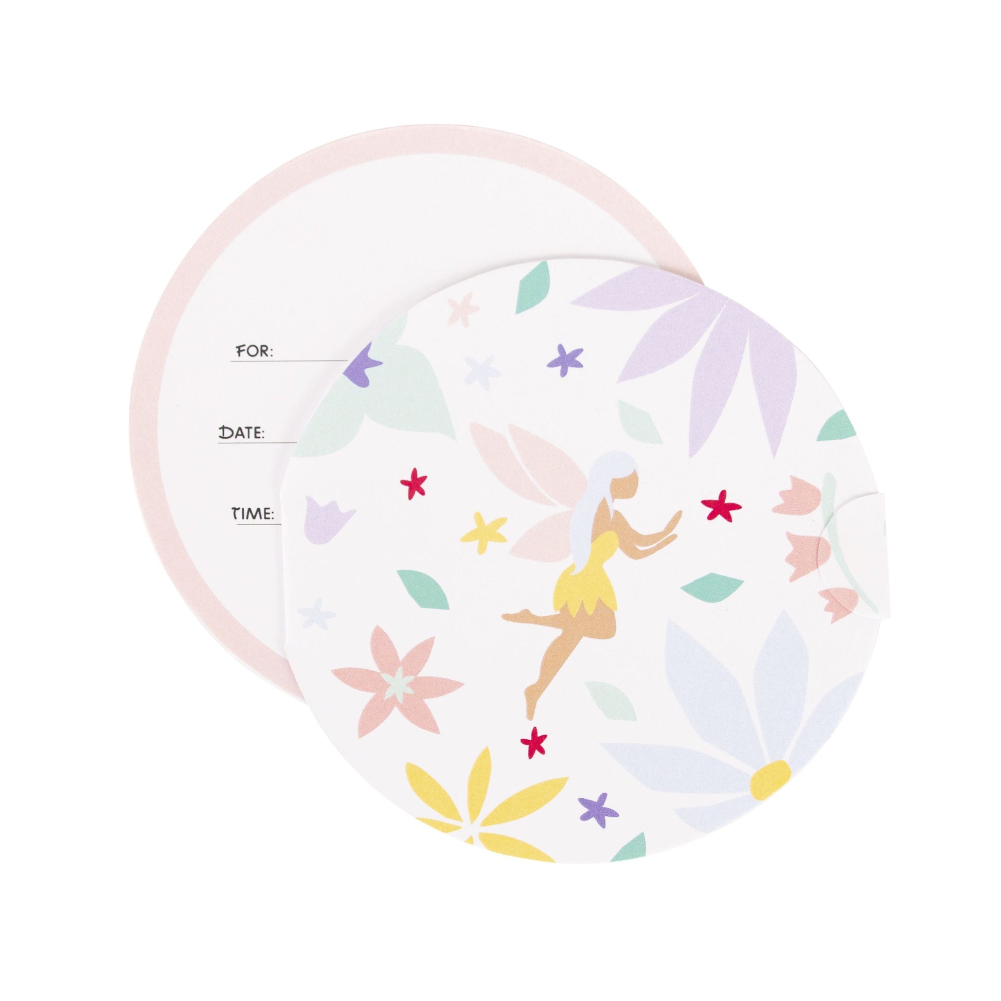 Fairy Einladungen rund