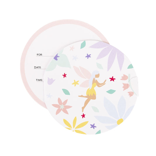 Fairy Einladungen rund