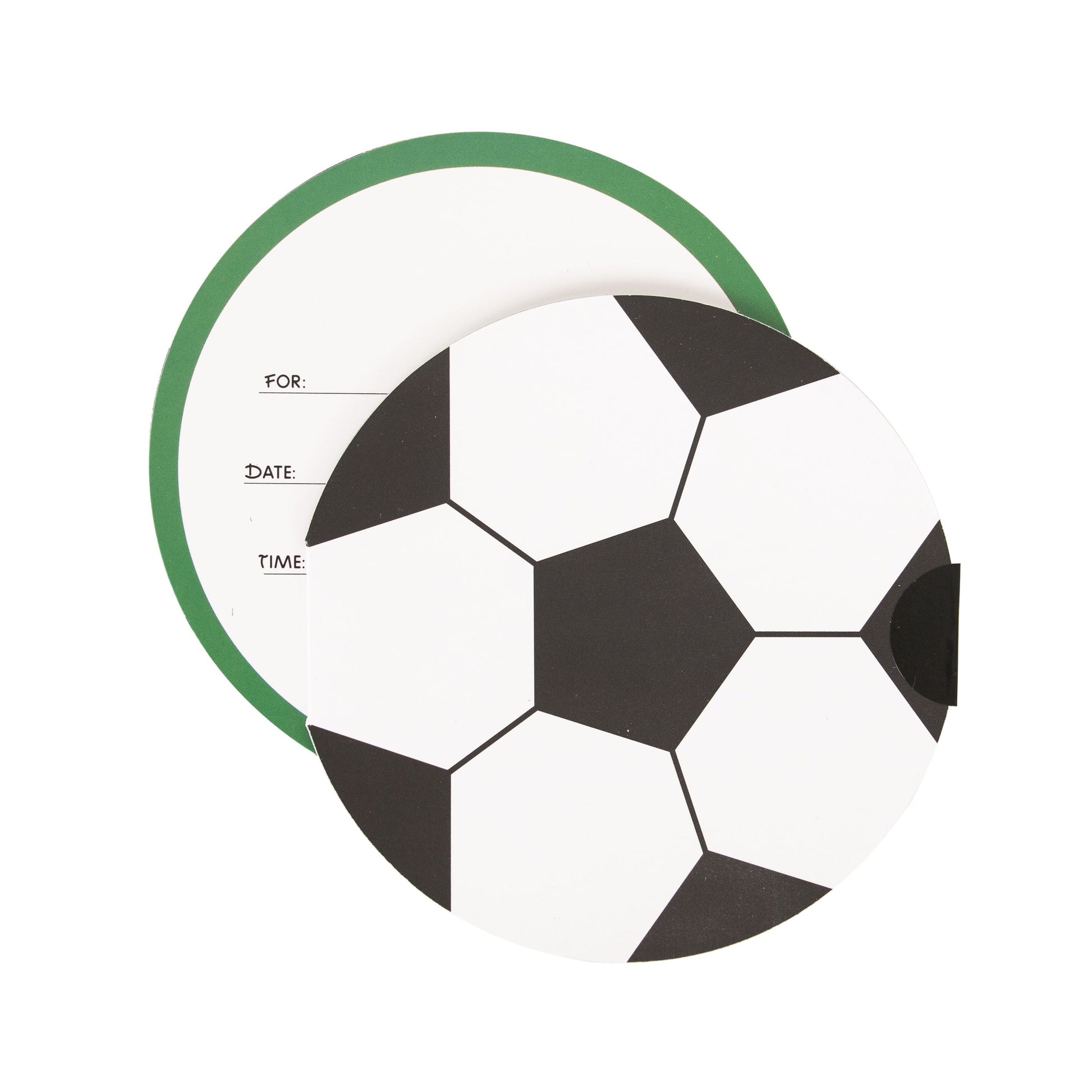 Fussball Einladungen rund