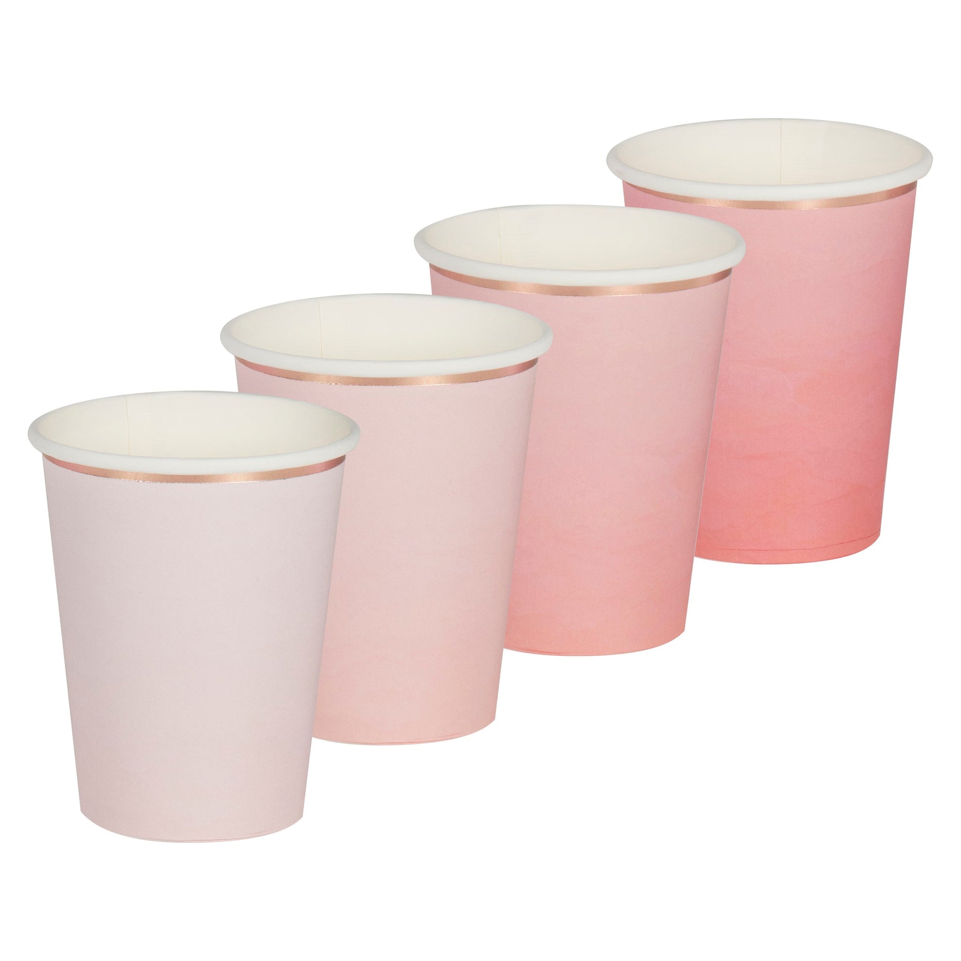 Ombre Pink / Rosa Pappbecher