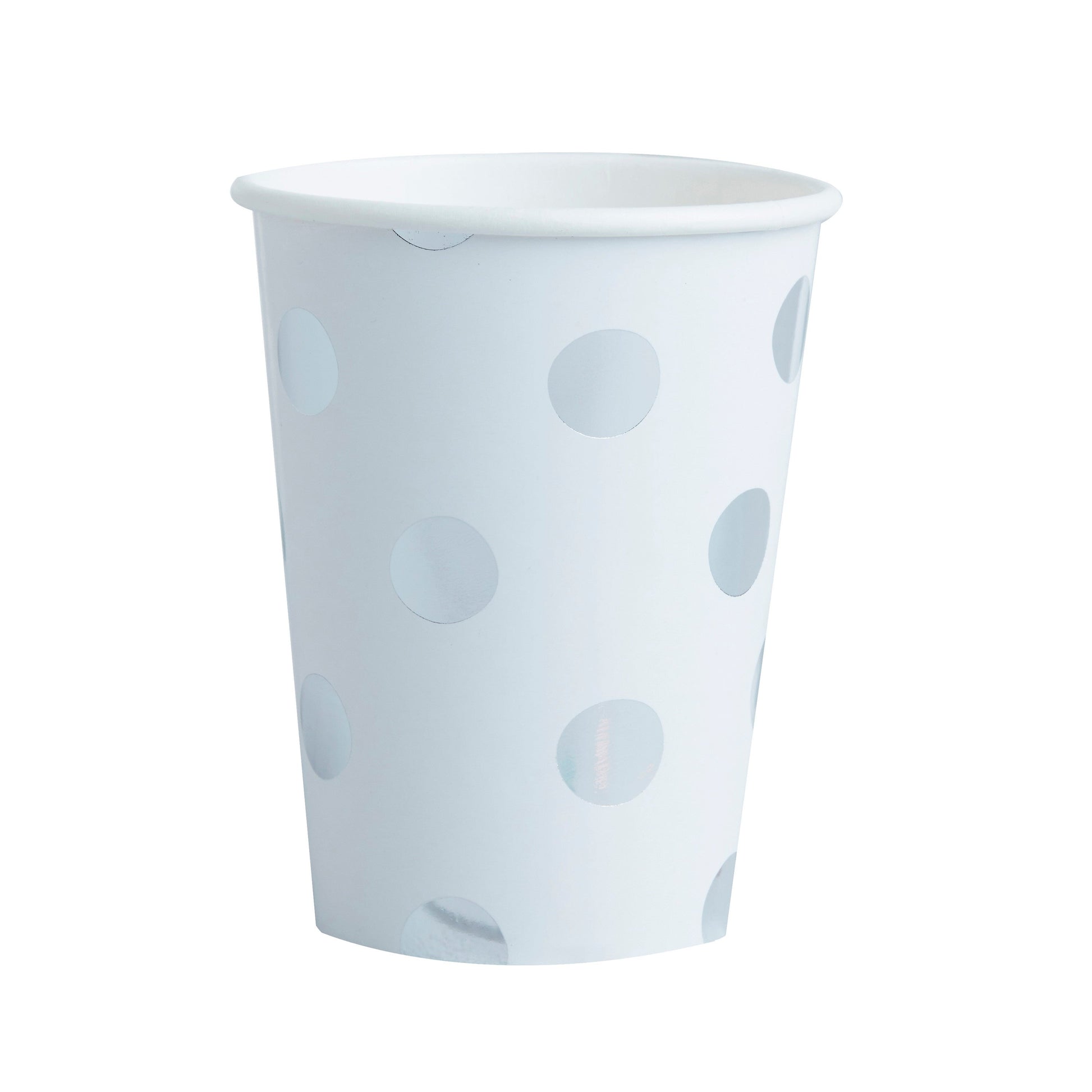 Silver Dots Pappbecher
