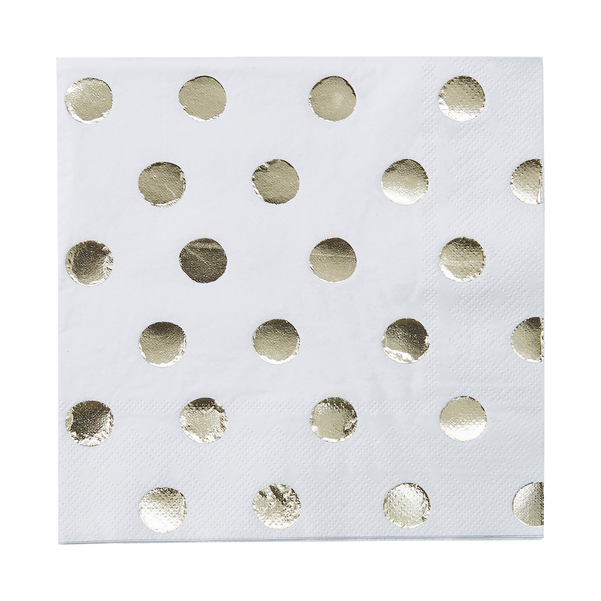 Gold Dots Servietten
