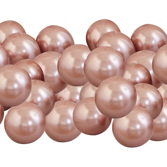Miniballons roségold