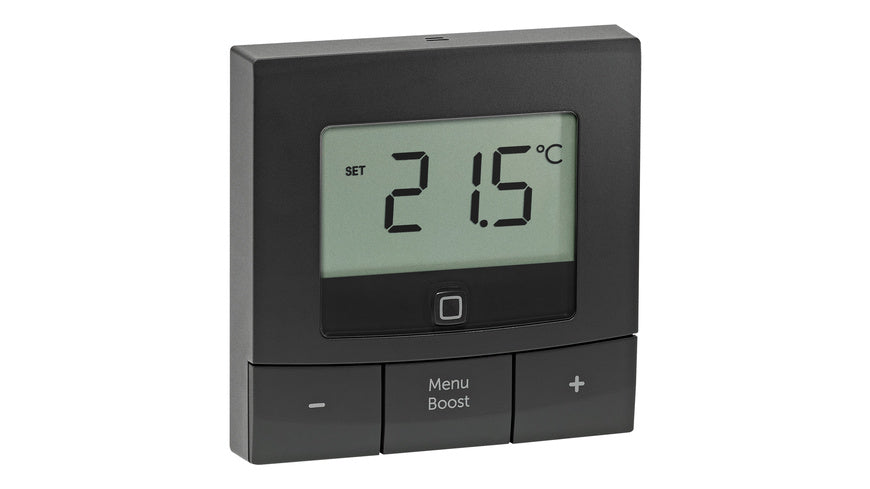 Homematic IP Smart Home Wandthermostat – basic, anthrazit, HmIP-WTH-B-A