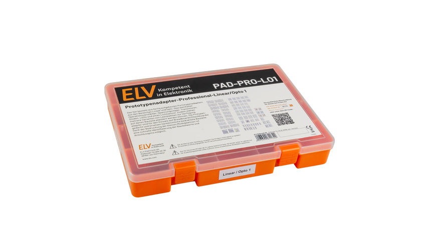 ELV Prototypenadapter – Professional – Linear/Otto 1 , mit Aufbewahrungsbox, PAD-PRO-LO1, 81 Teile