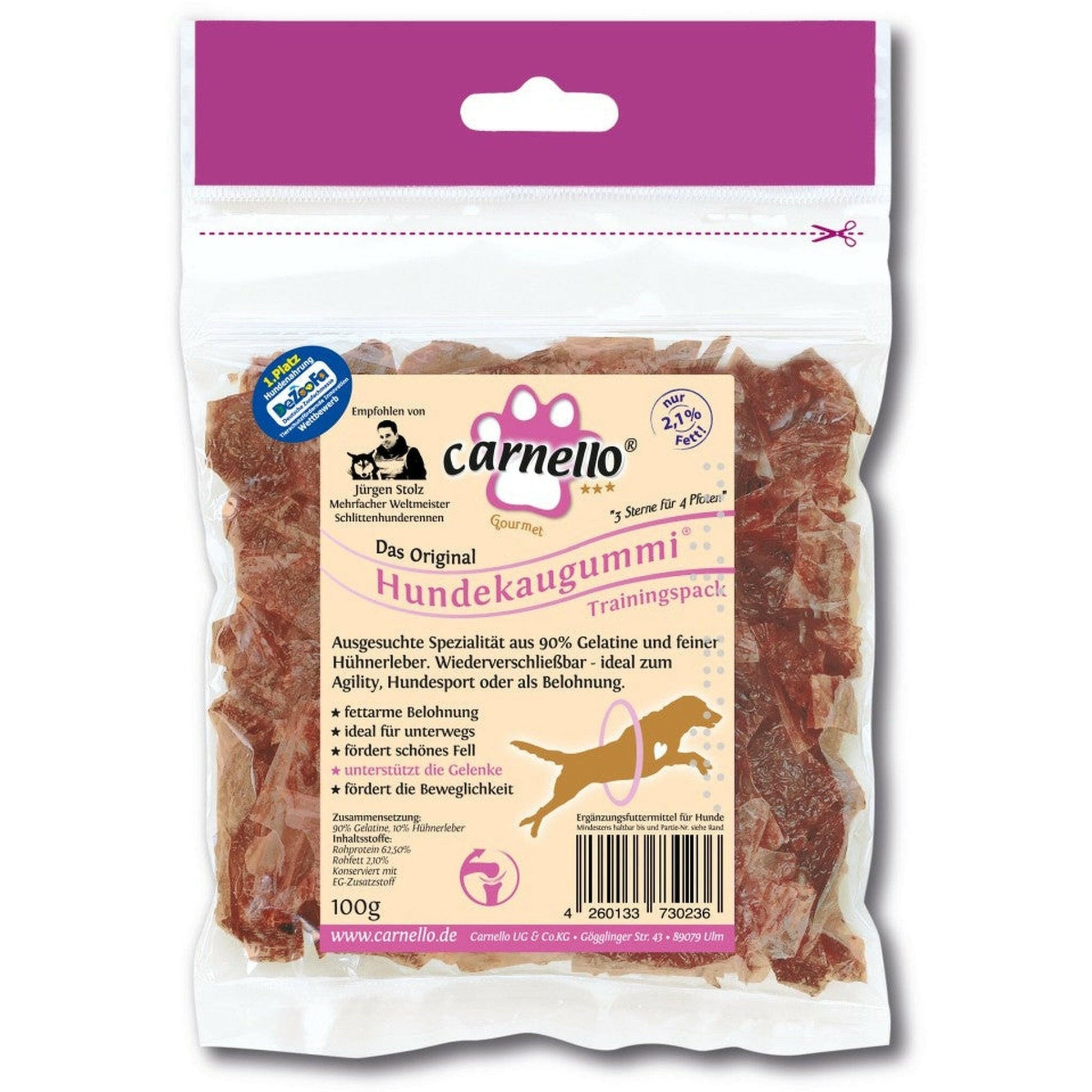 Carnello Hundekaugummi Training 100g