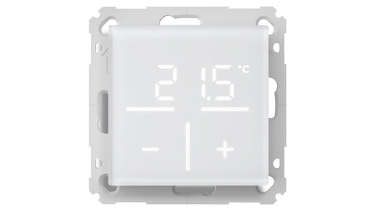 Homematic IP Smart Home Glas-Wandthermostat mit CO2-Sensor, weiß, HmIP-WGTC
